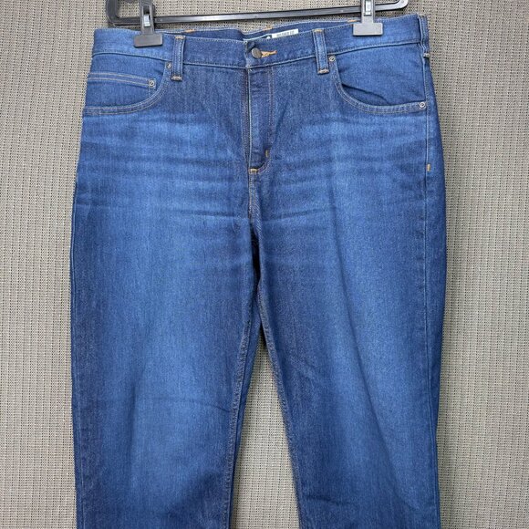 Carhartt Mens Size 38x34 Blue Force Relaxed Fit Low Rise 5-Pocket Jeans - Picture 10 of 10
